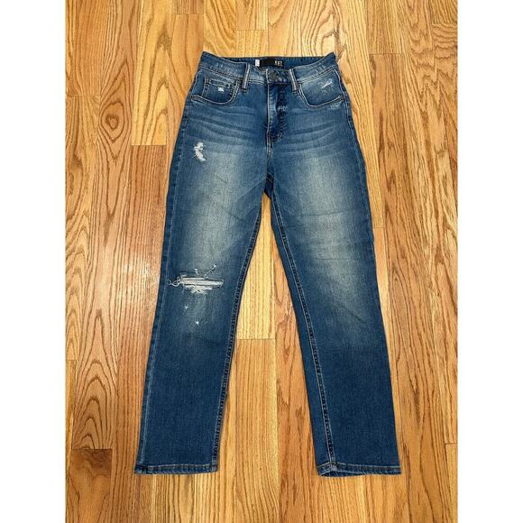 Kut From the Kloth Elizabeth Fab Ab Crop Straight Leg Jeans - Picture 1 of 6